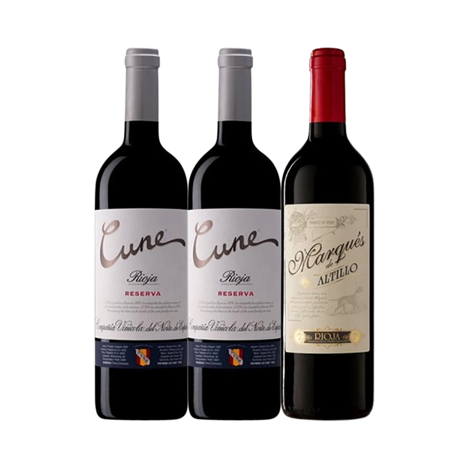 Lote de Navidad con Vinos "La botella y la bestia"