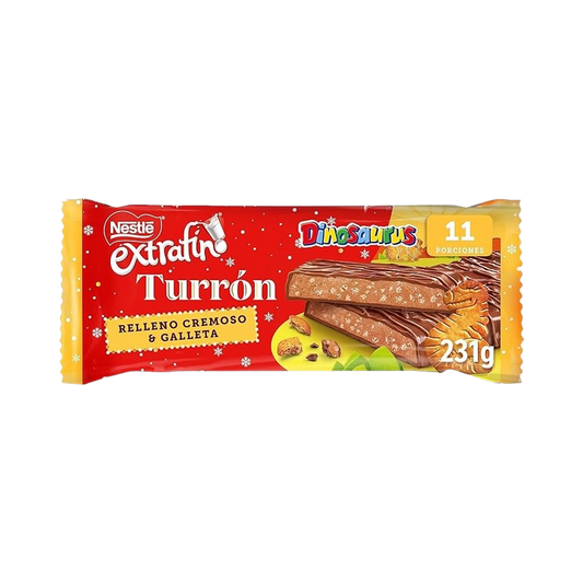 Turrón Extrafino Dinosaurus Crujiente Galleta