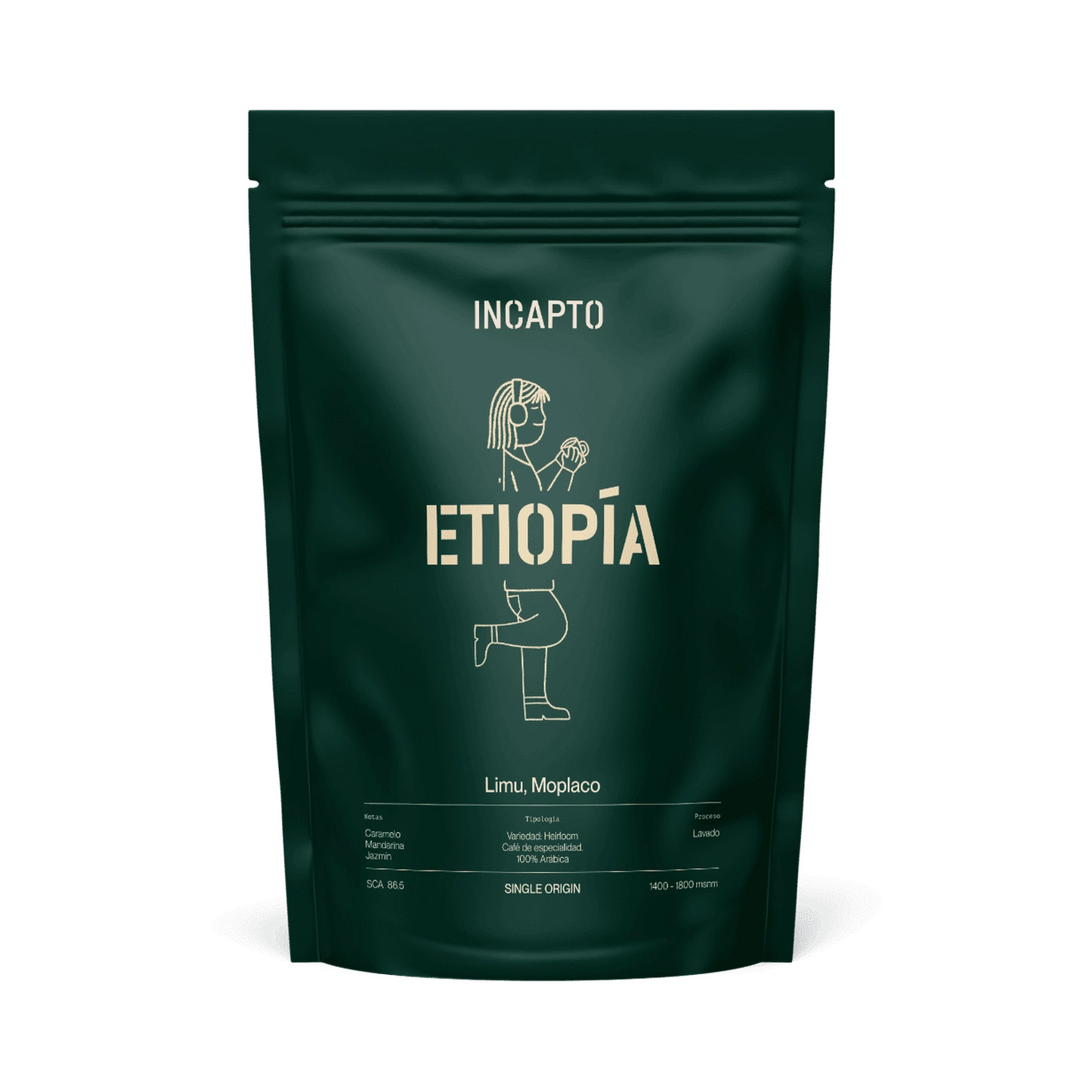 Café de Etiopía en grano