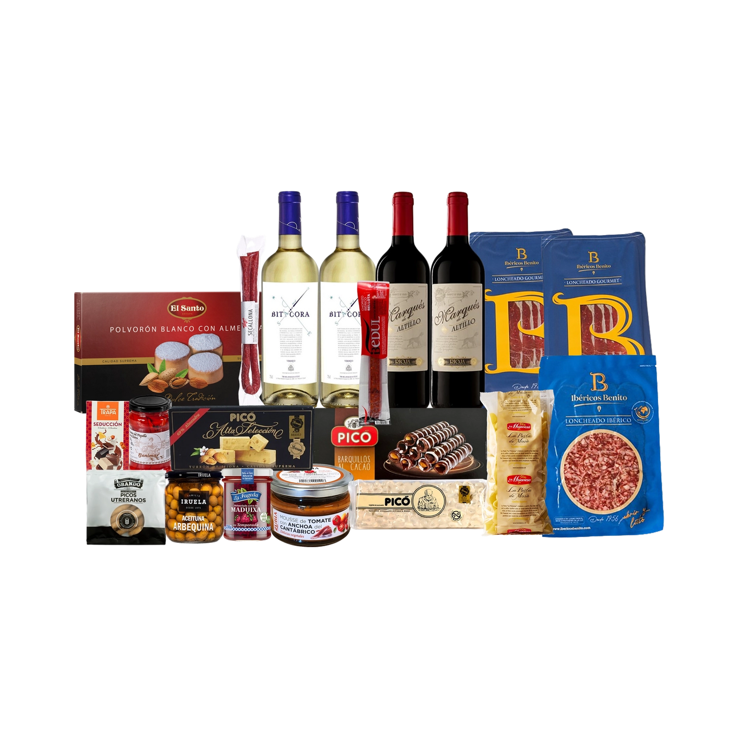 Lote de Navidad con Ibéricos y Dulces "El chorizo de las Galaxias"