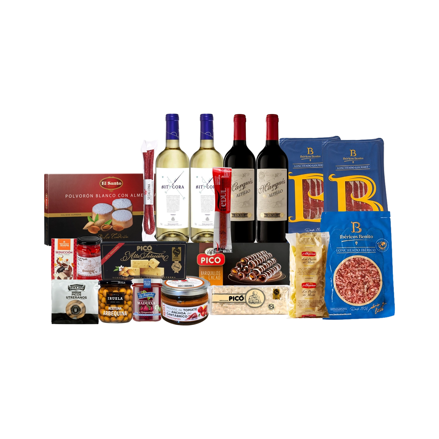 Lote de Navidad con Ibéricos y Dulces "El chorizo de las Galaxias"