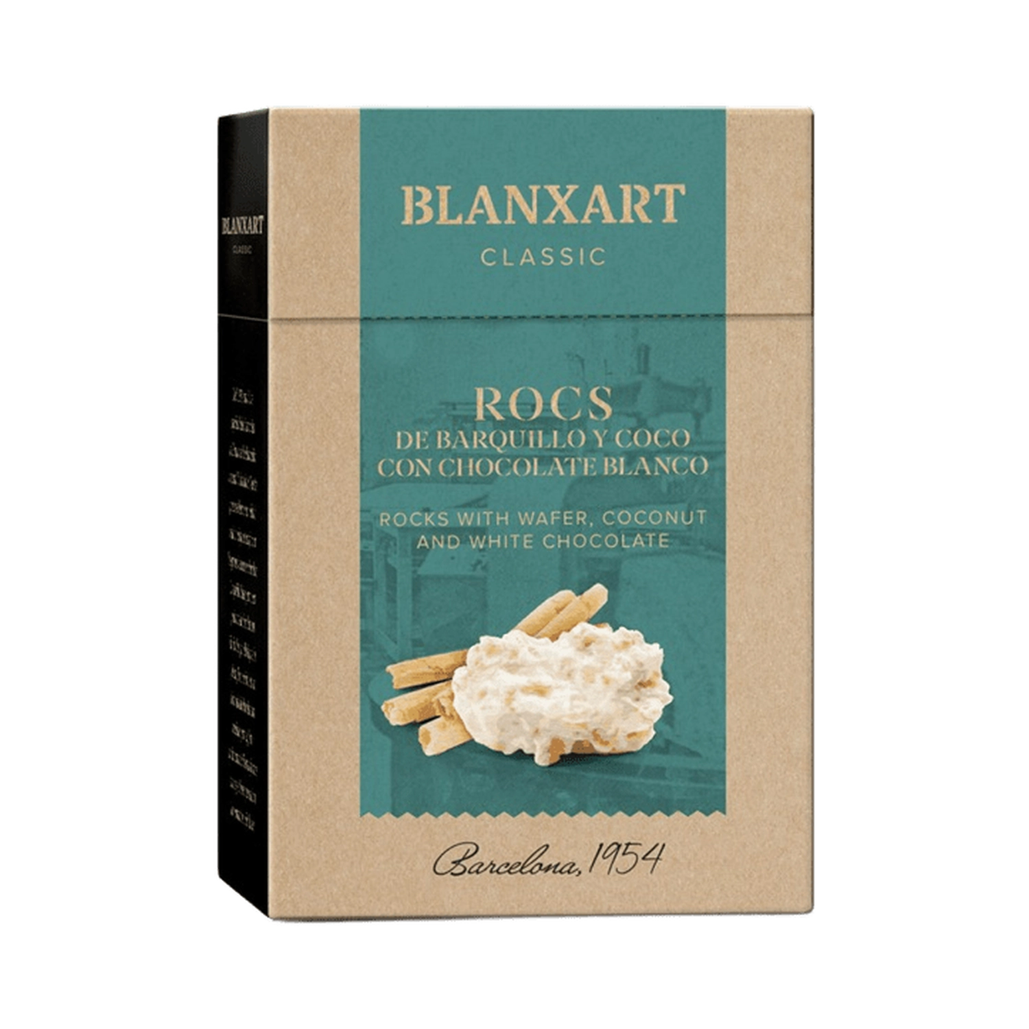 Rocs Barquillo y Coco con Chocolate Blanco