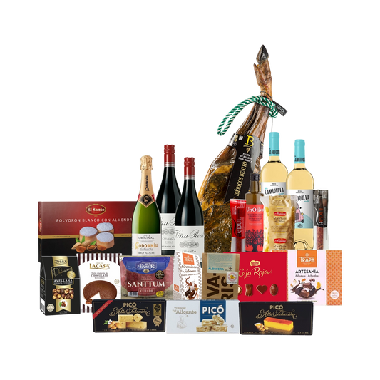 Lote de Navidad con Paleta y Quesos Gourmet "El paleta de los simios"
