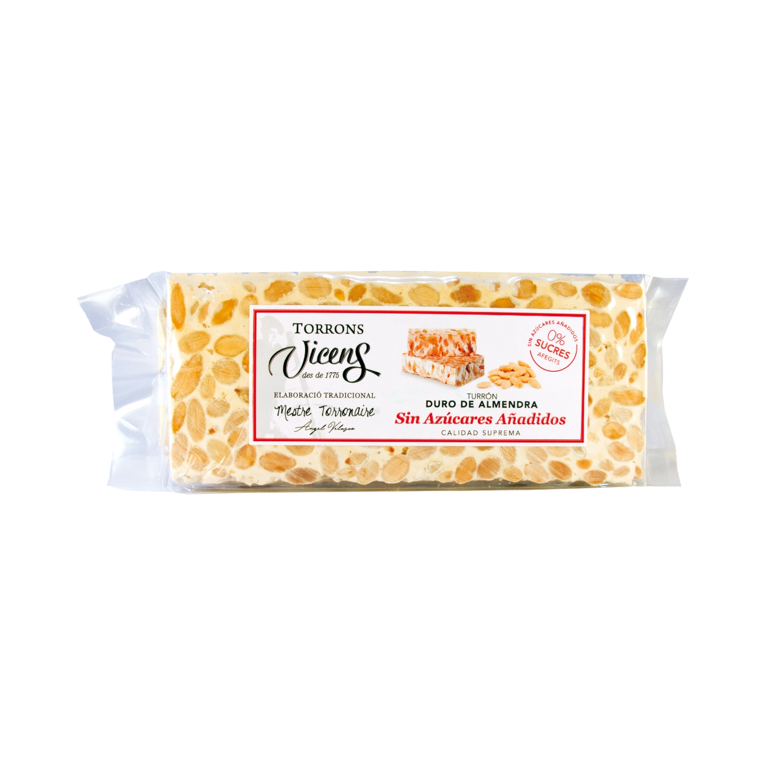 Turrón Duro Almendra con Edulcorante