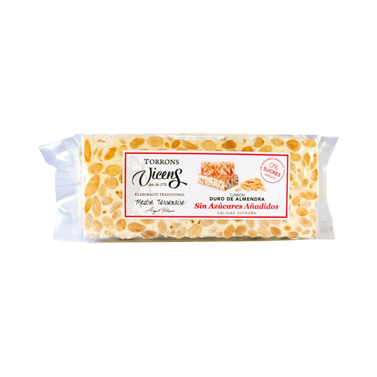 Turrón Duro Almendra con Edulcorante