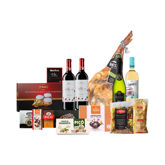 Lote de Navidad con Paleta Ibérica Gourmet "Leyendas de jamón"