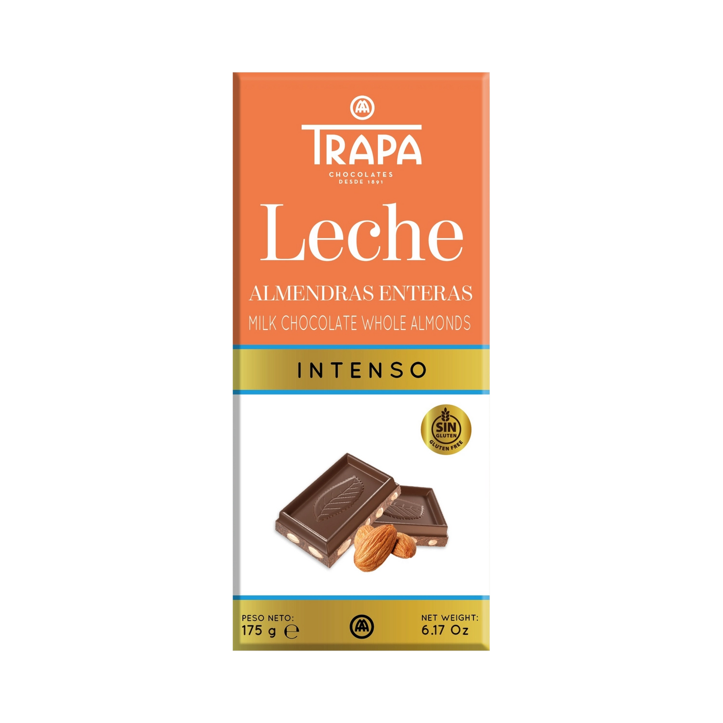 Chocolate Intenso Leche Almendra