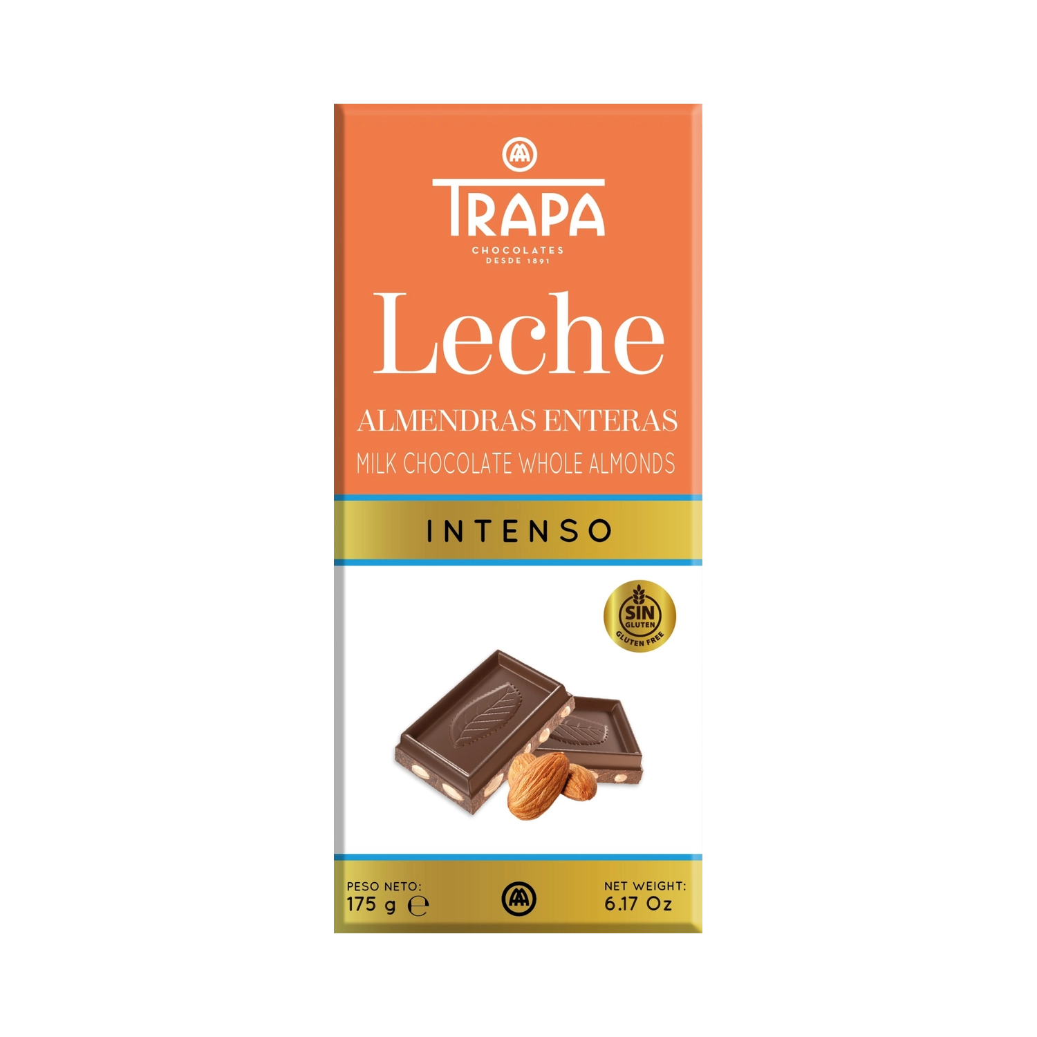 Chocolate Intenso Leche Almendra