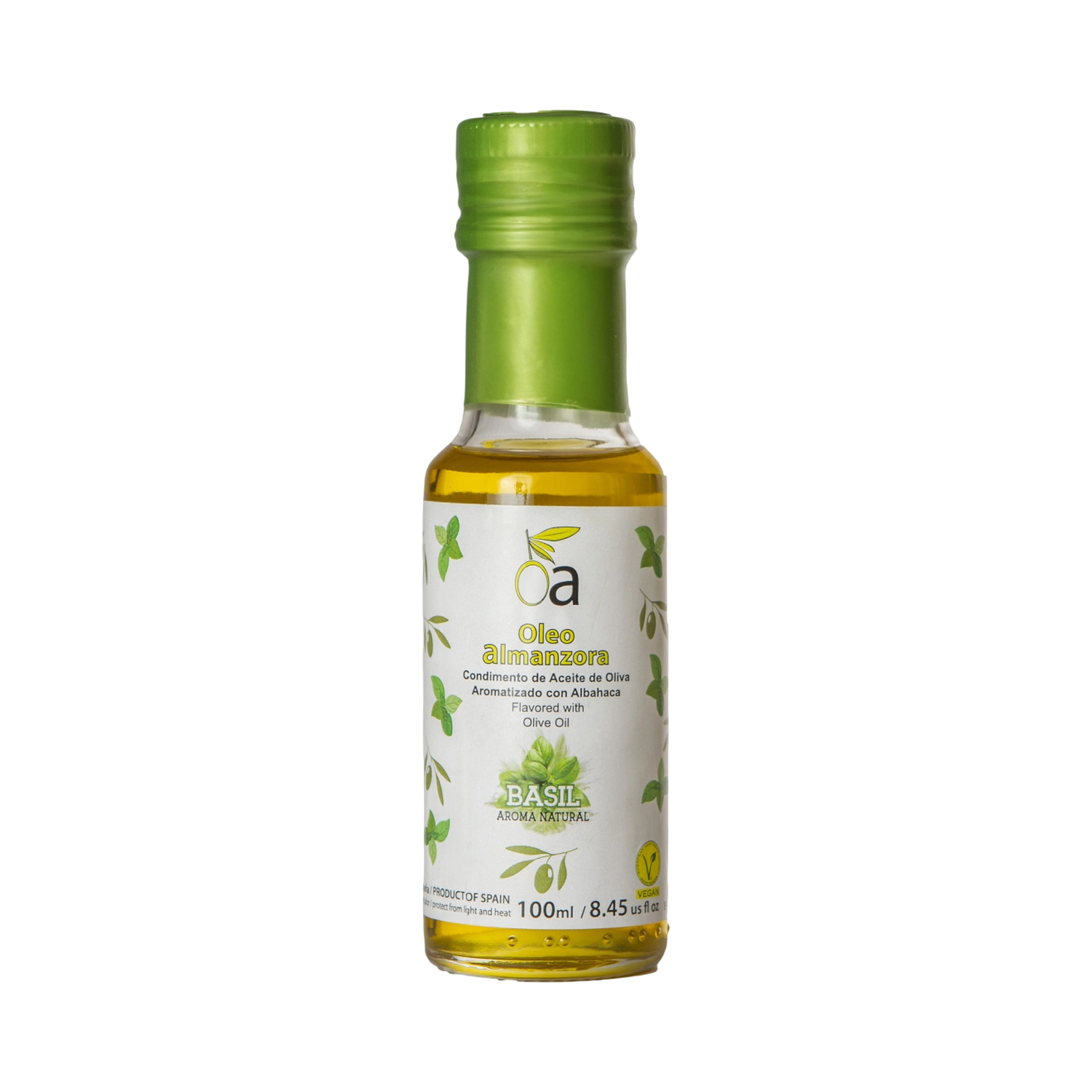 Condimento de Aceite de Oliva ALBAHACA