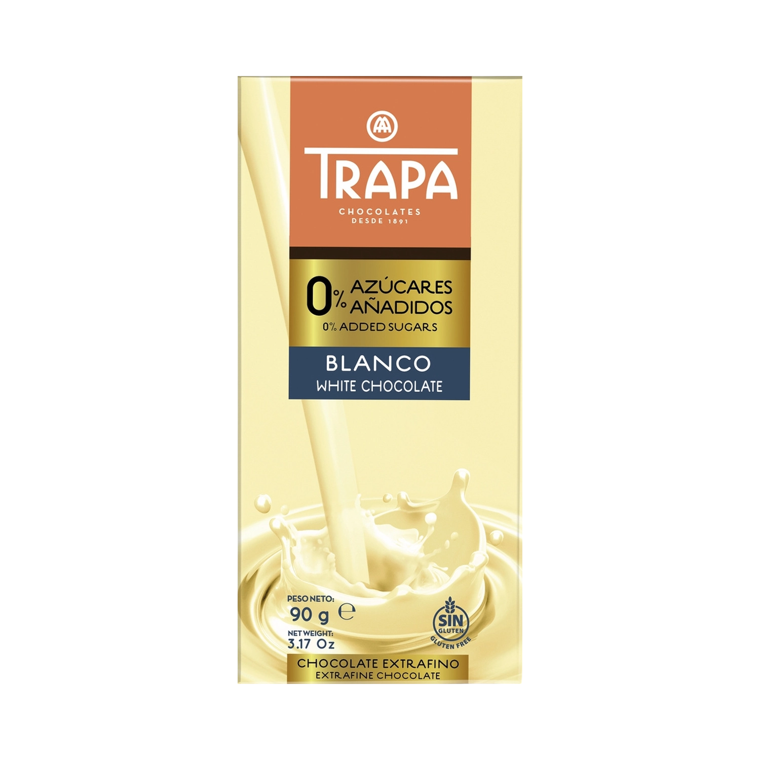 Chocolate 0% Azúcares Añadidos Blanco