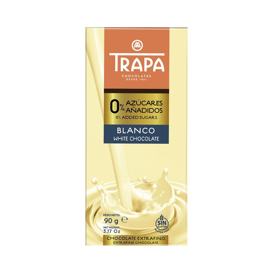 Chocolate 0% Azúcares Añadidos Blanco