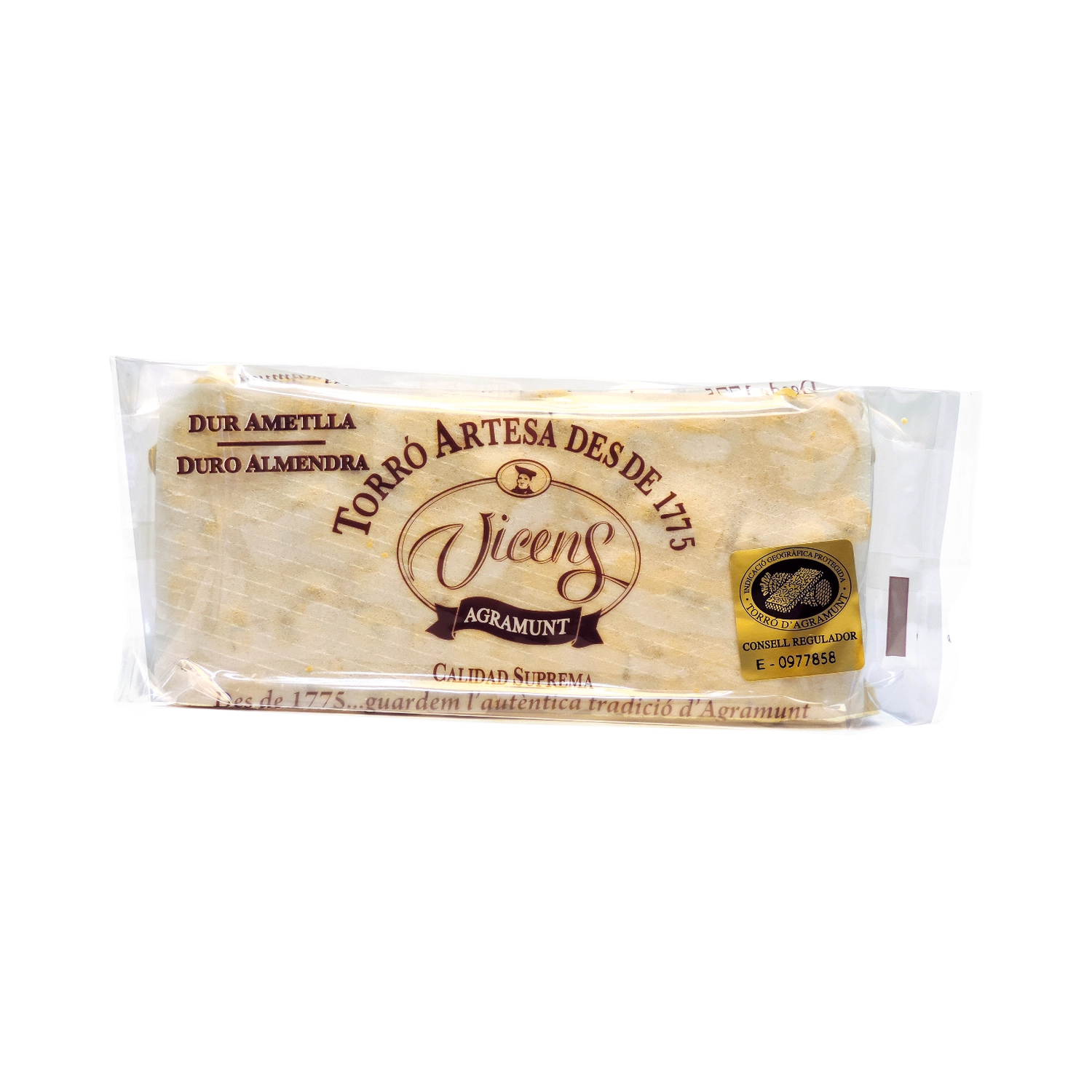 Turrón Duro Almendra BIO