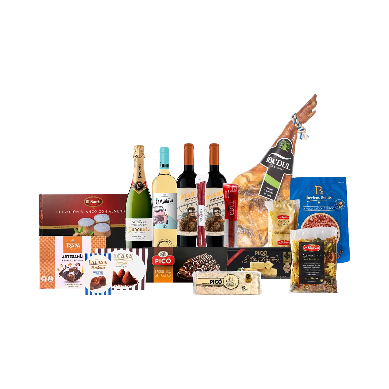 Lote de Navidad con Paleta Ibérica "Paletas del Caribe I"