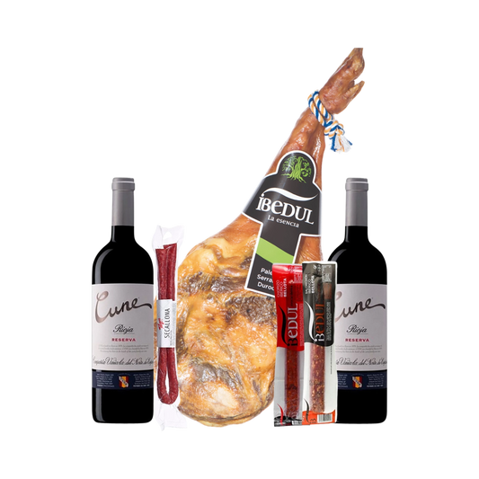 Lote de Navidad con Paleta Curada "Cómo entrenar a tu jamón"