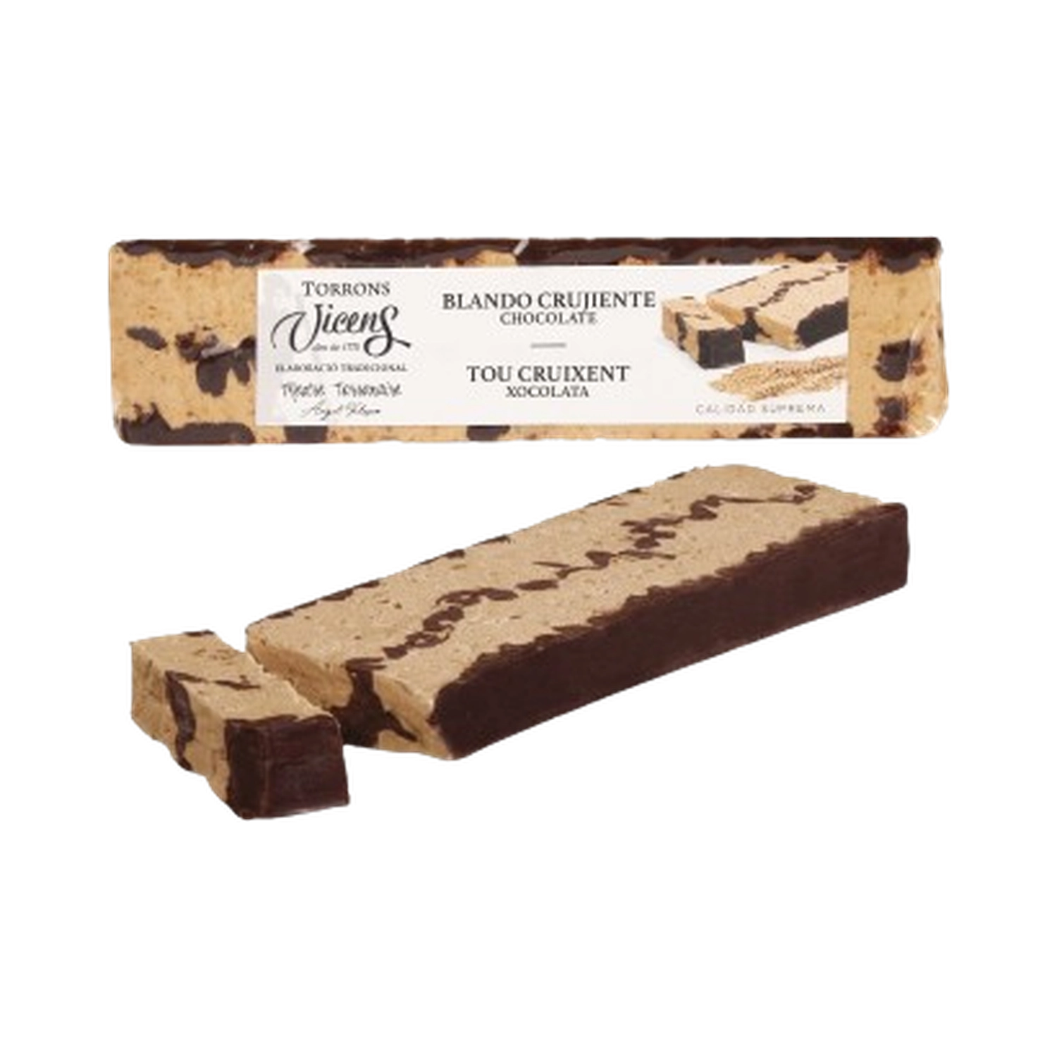 Turrón Blando Crujiente Chocolate