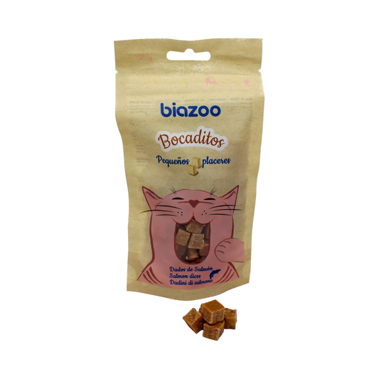Bocaditos dados Salmón
