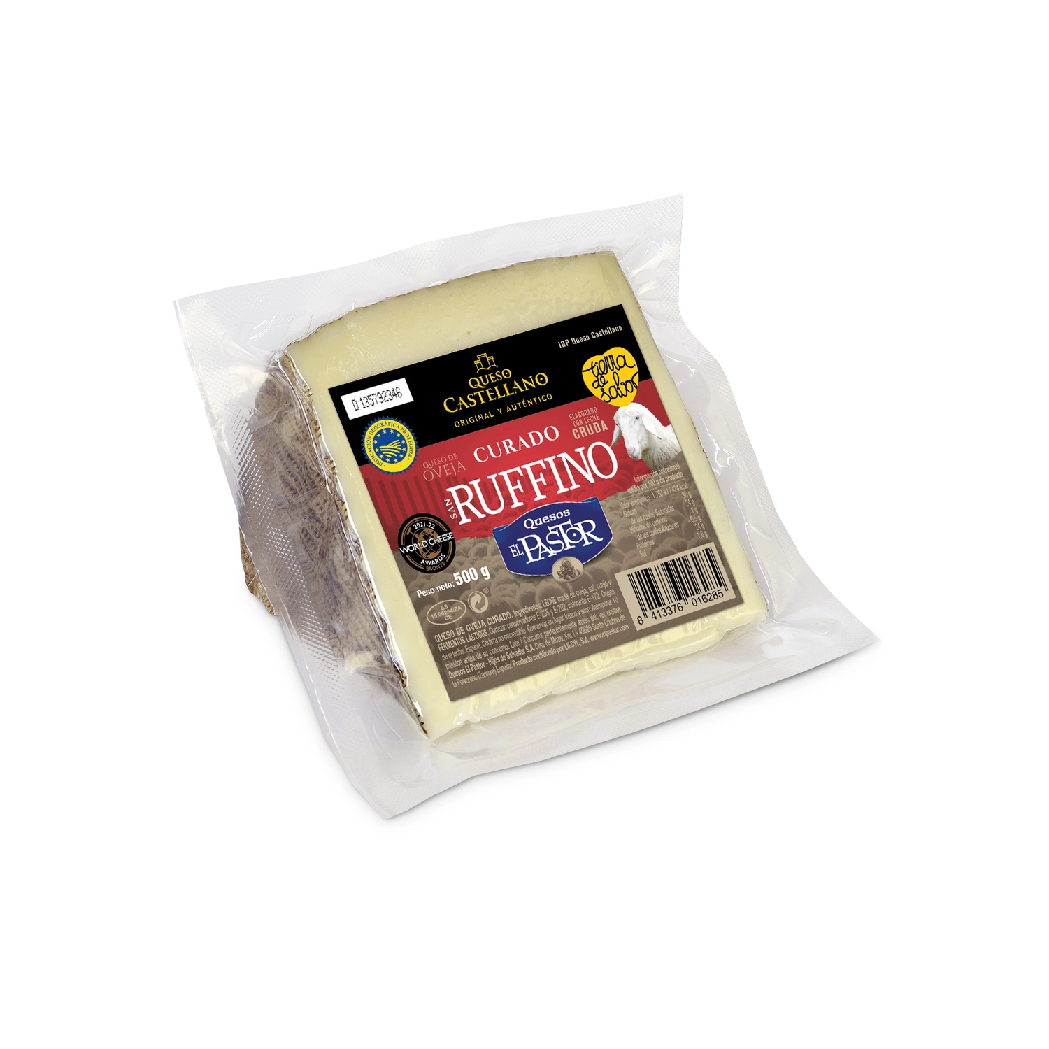 Cuña de Queso Oveja Curado San Ruffino