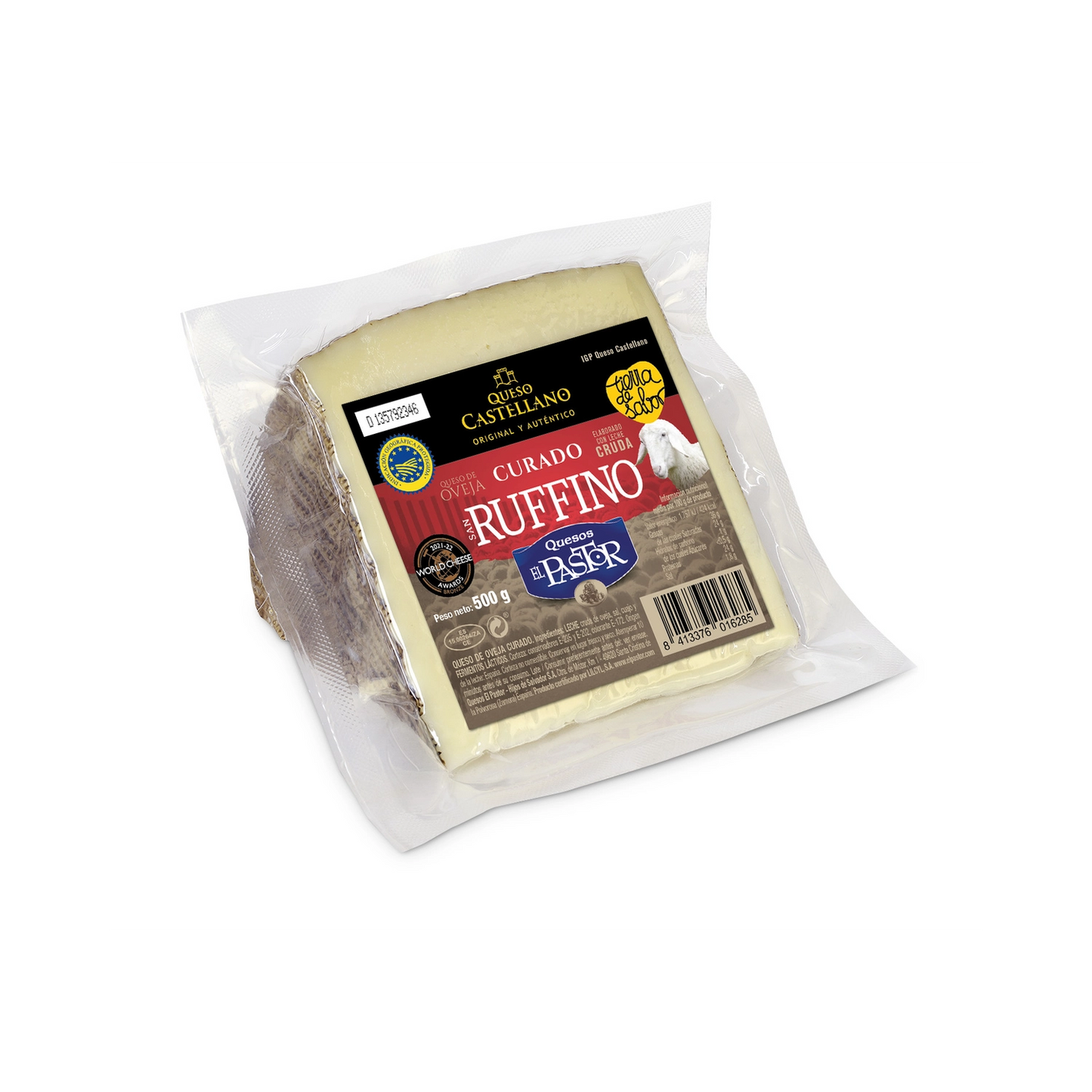 Cuña de Queso Oveja Curado San Ruffino