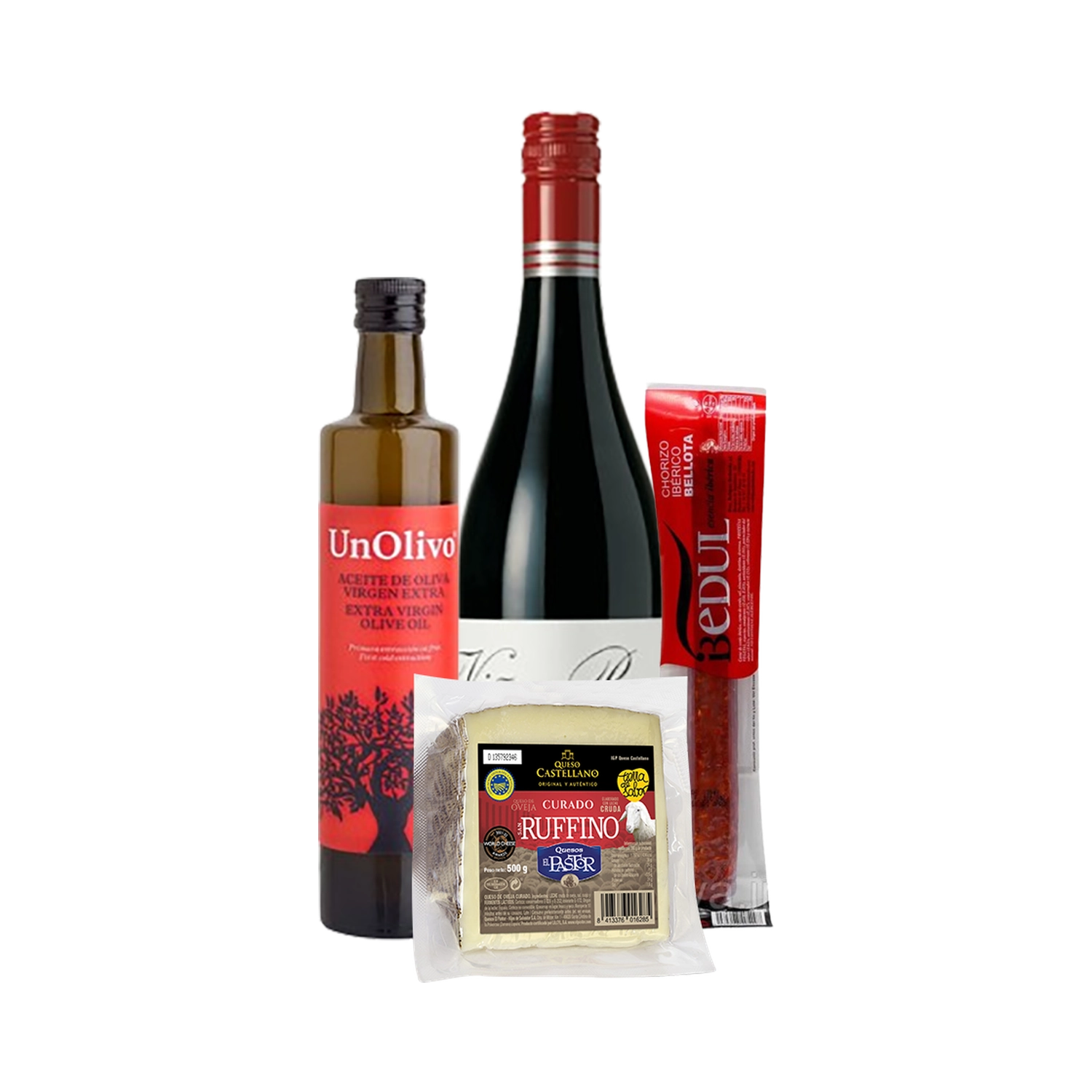 Lote de Navidad con Ibéricos y queso "Bailando con lomos"