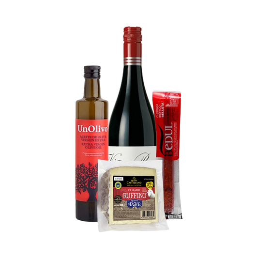 Lote de Navidad con Ibéricos y queso "Bailando con lomos"