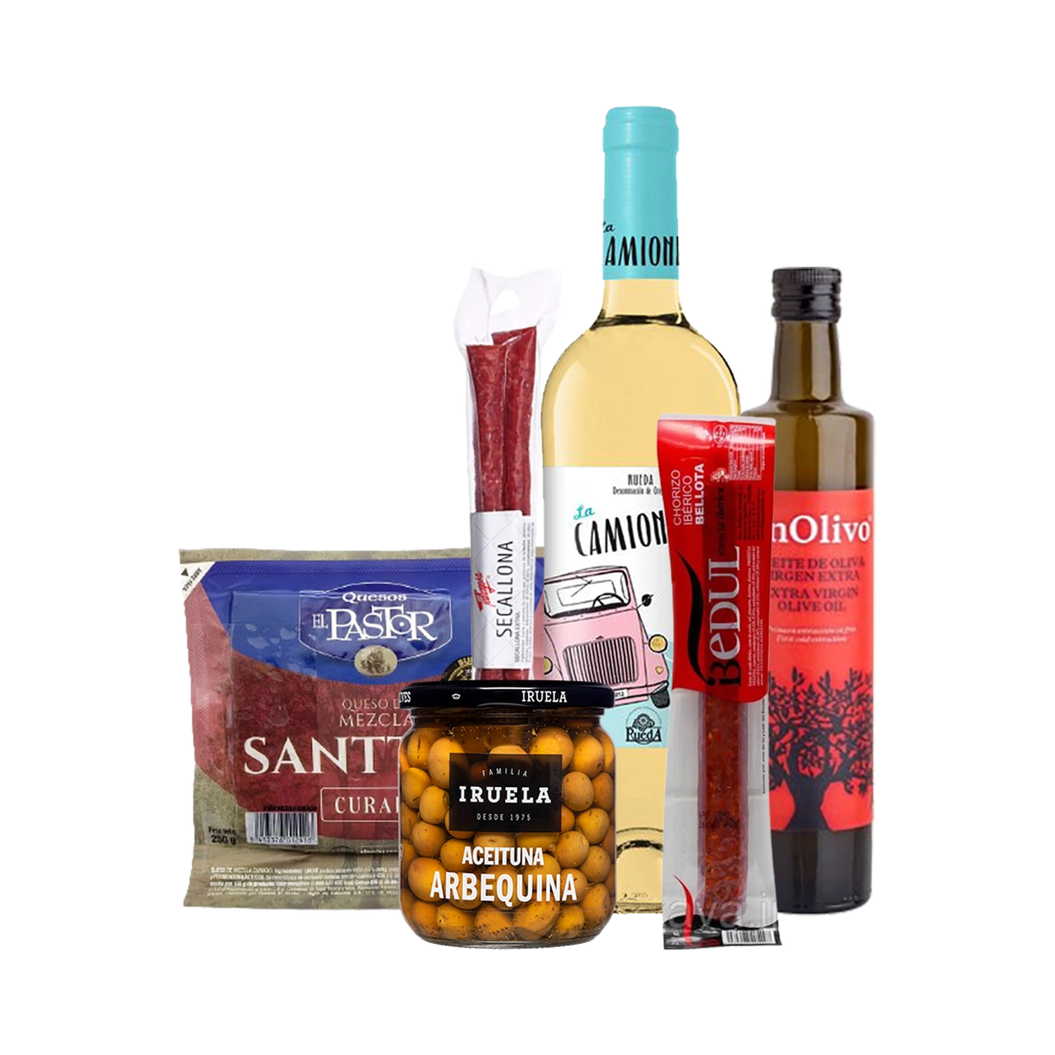 Lote de Navidad con Ibéricos y queso "Requeso al futuro"
