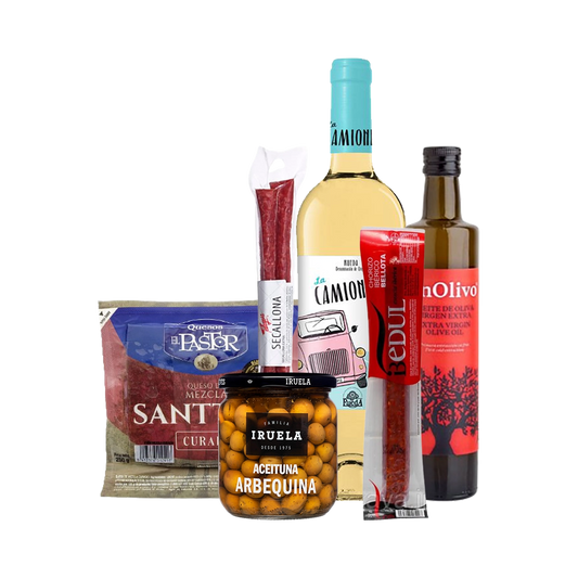 Lote de Navidad con Ibéricos y queso "Requeso al futuro"