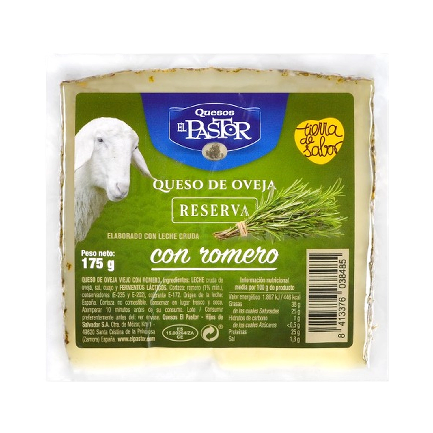 Cuña queso Oveja Viejo al Romero