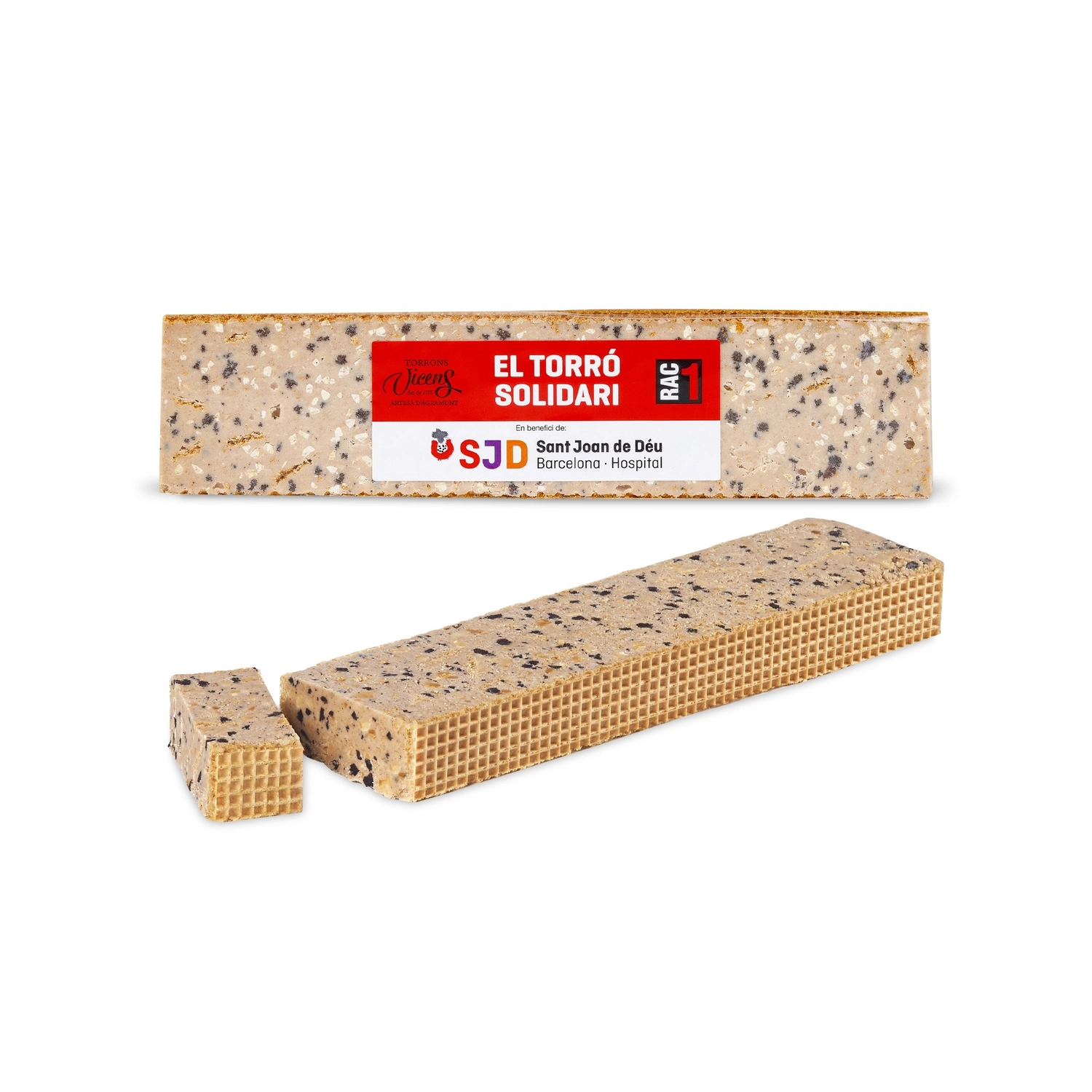 Turrón Solidario Rac 1 Cremoso Almendra