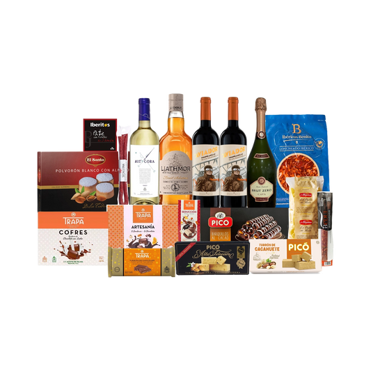 Lote de Navidad con Dulces e Ibéricos "Whisky Unchained"