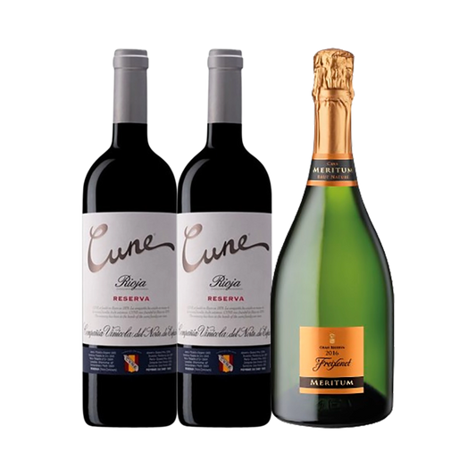 Lote de Navidad con Vinos "La botella durmiente"