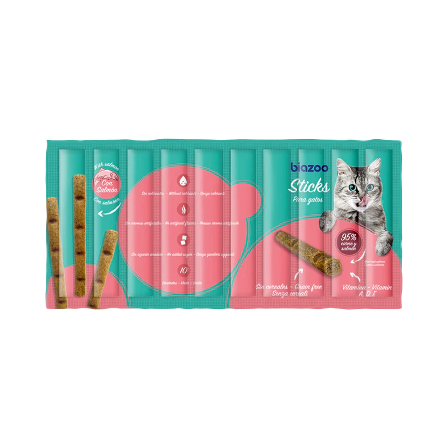 Sticks para gatos 95% carne