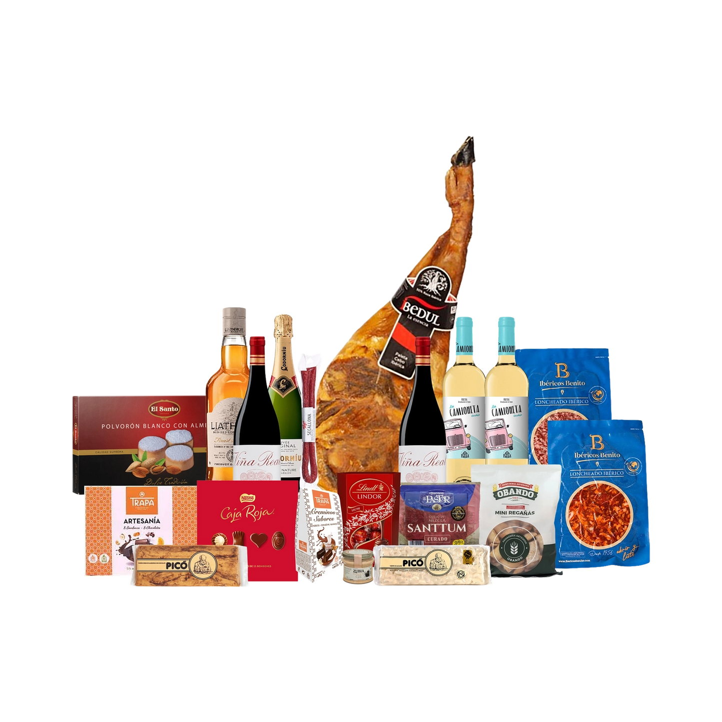 Lote de Navidad con Paleta y Quesos Gourmet "El jamon de Cristo"