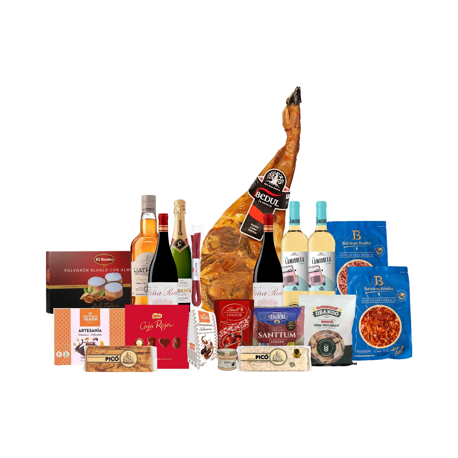 Lote de Navidad con Paleta y Quesos Gourmet "El jamon de Cristo"