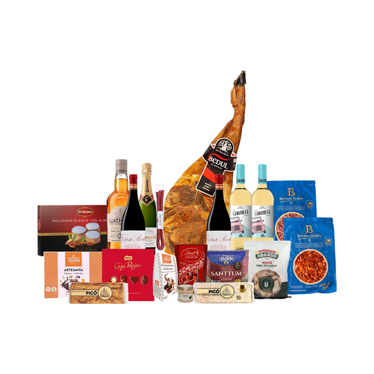 Lote de Navidad con Paleta y Quesos Gourmet "El jamon de Cristo"
