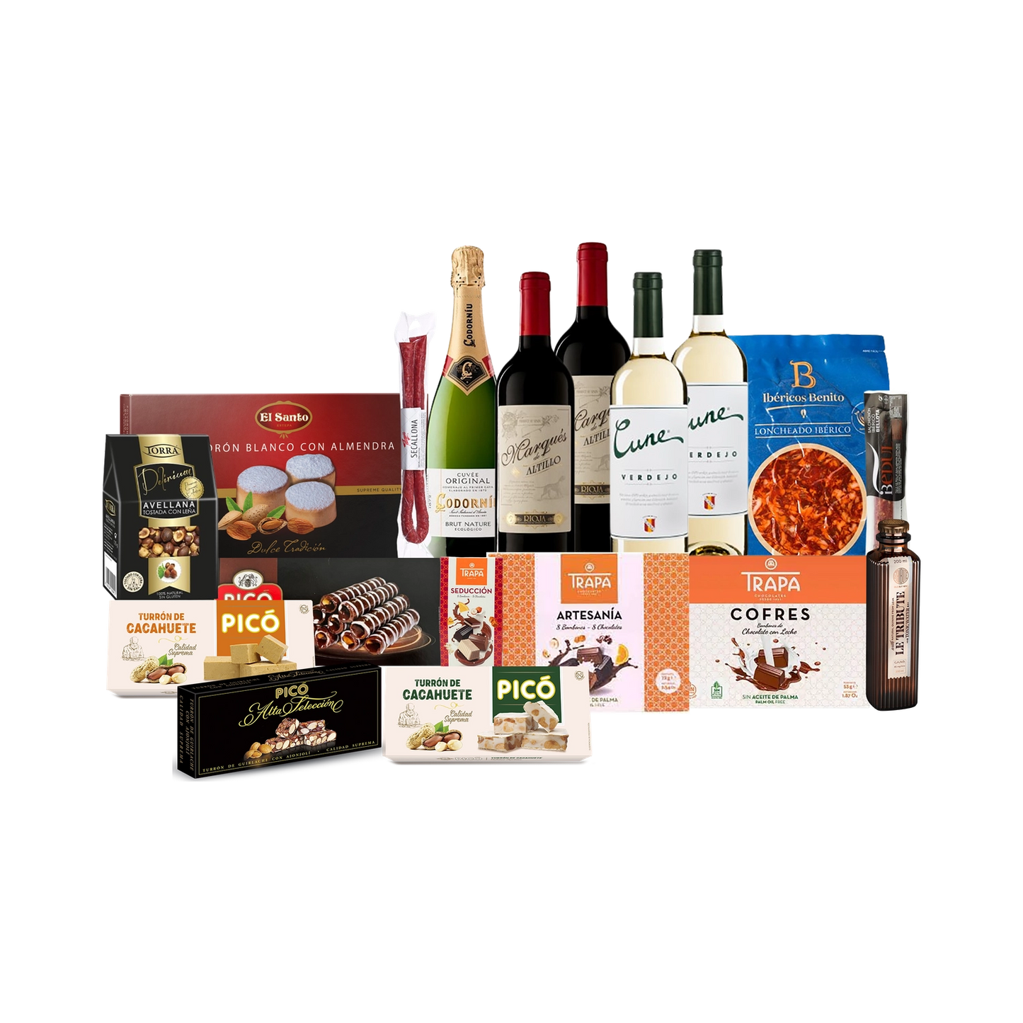 Lote de Navidad con Ibéricos y Dulces "El secreto de sus chorizos"