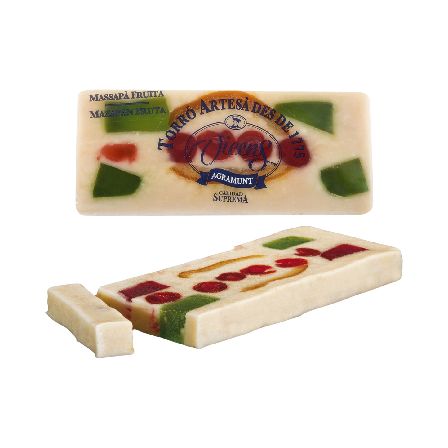 Turrón Mazapán Con Frutas