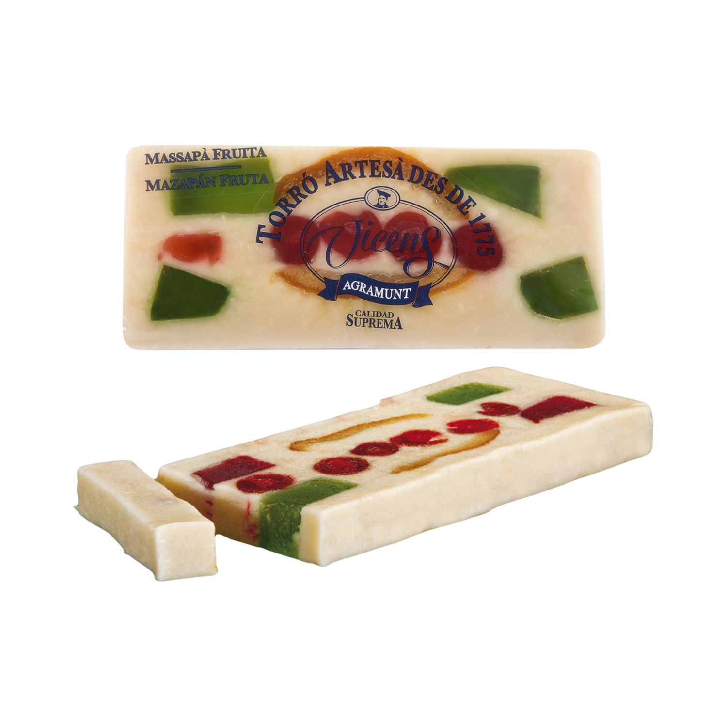 Turrón Mazapán Con Frutas