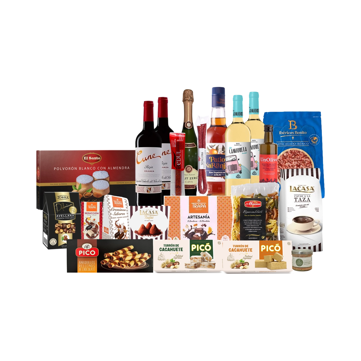 Lote de Navidad con Ibéricos y Dulces "Buscando a Lomo"