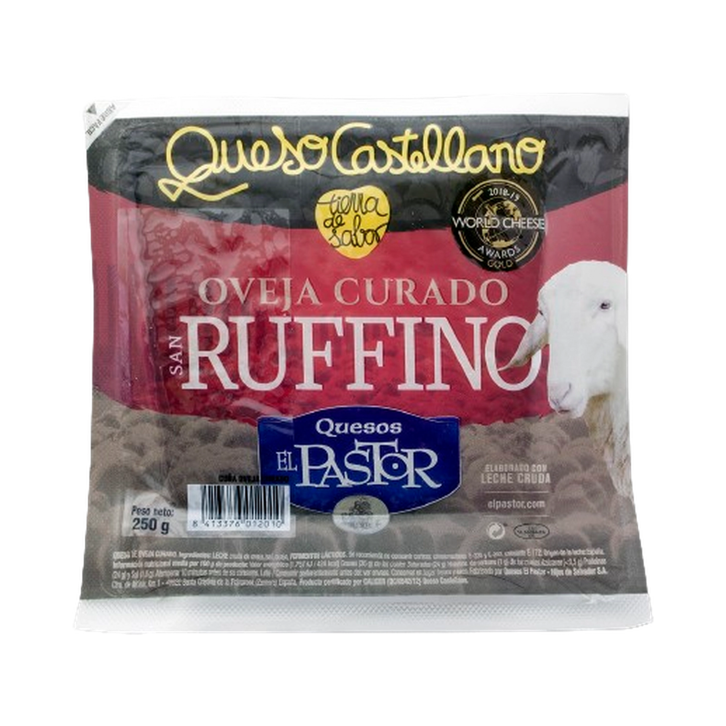 Cuña queso Oveja curado tradicional San Rufino