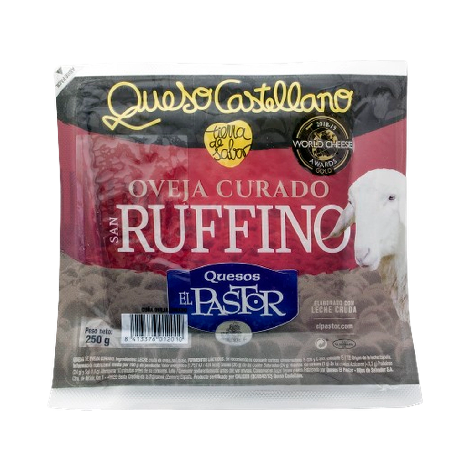 Cuña queso Oveja curado tradicional San Rufino