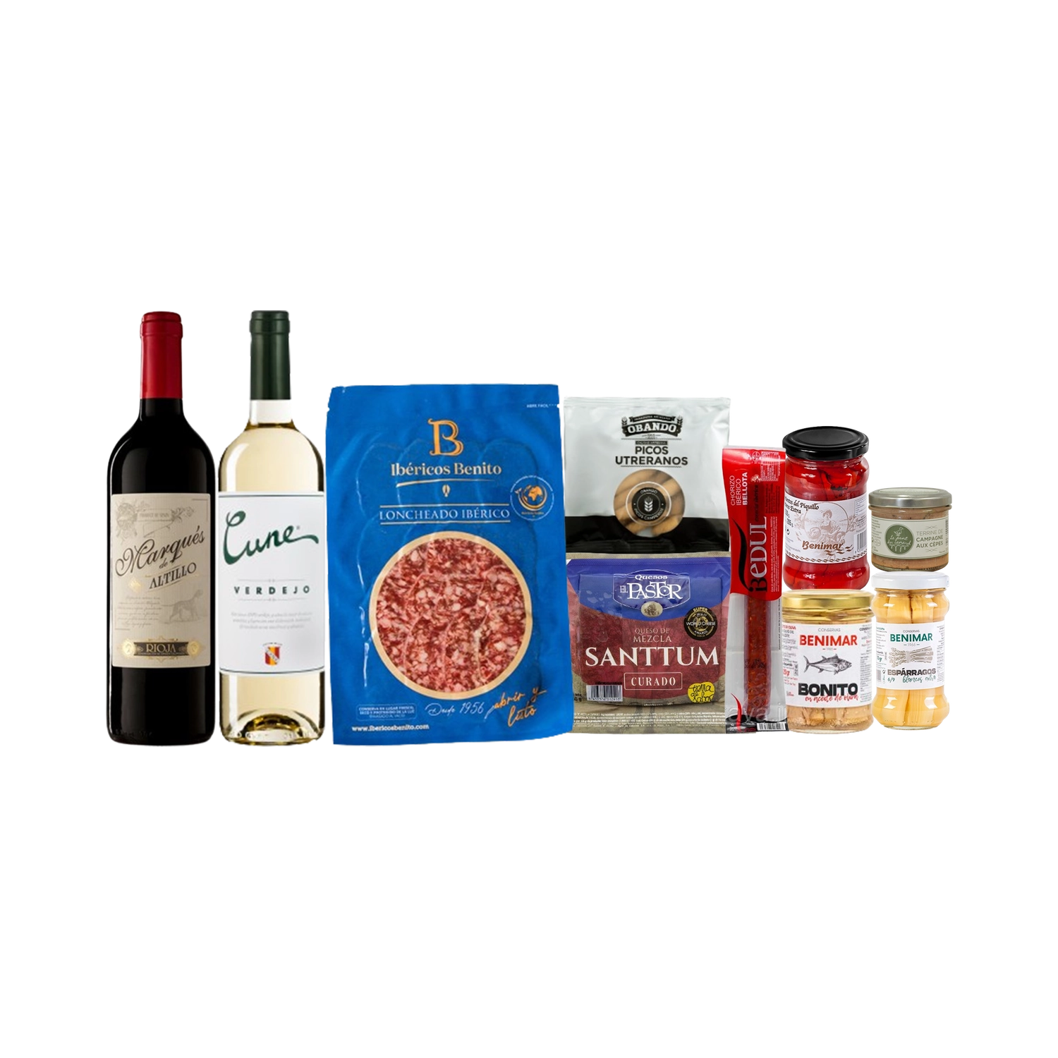 Lote de Navidad con Ibéricos y Quesos "Érase una vez en ibérica"