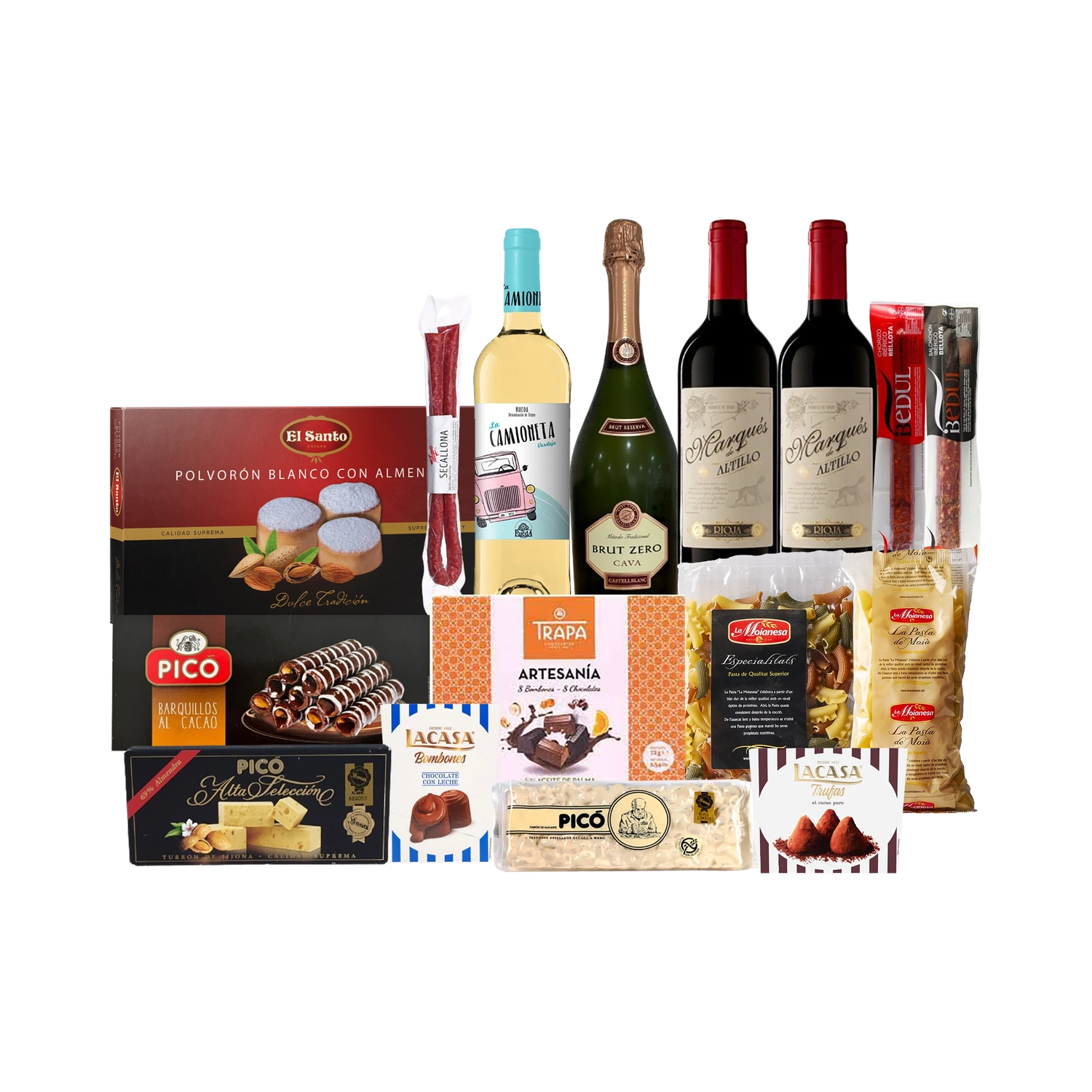Lote de Navidad con Ibéricos y dulces "El indomable Will Ham-ting"