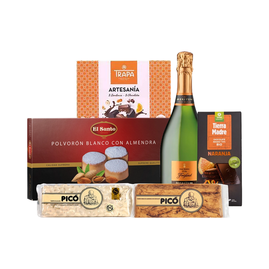 Lote de Navidad con Dulces "Ocho mazapanes vascos"