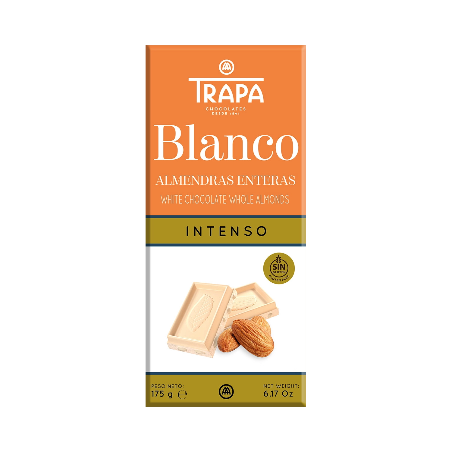 Chocolate Intenso Blanco Almendra
